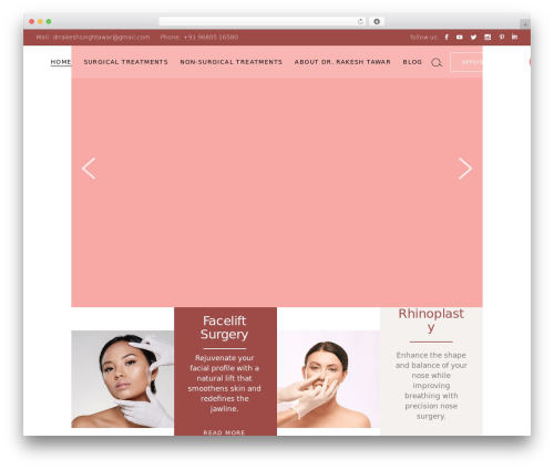 TouchUp theme WordPress - drrakeshtawar.com