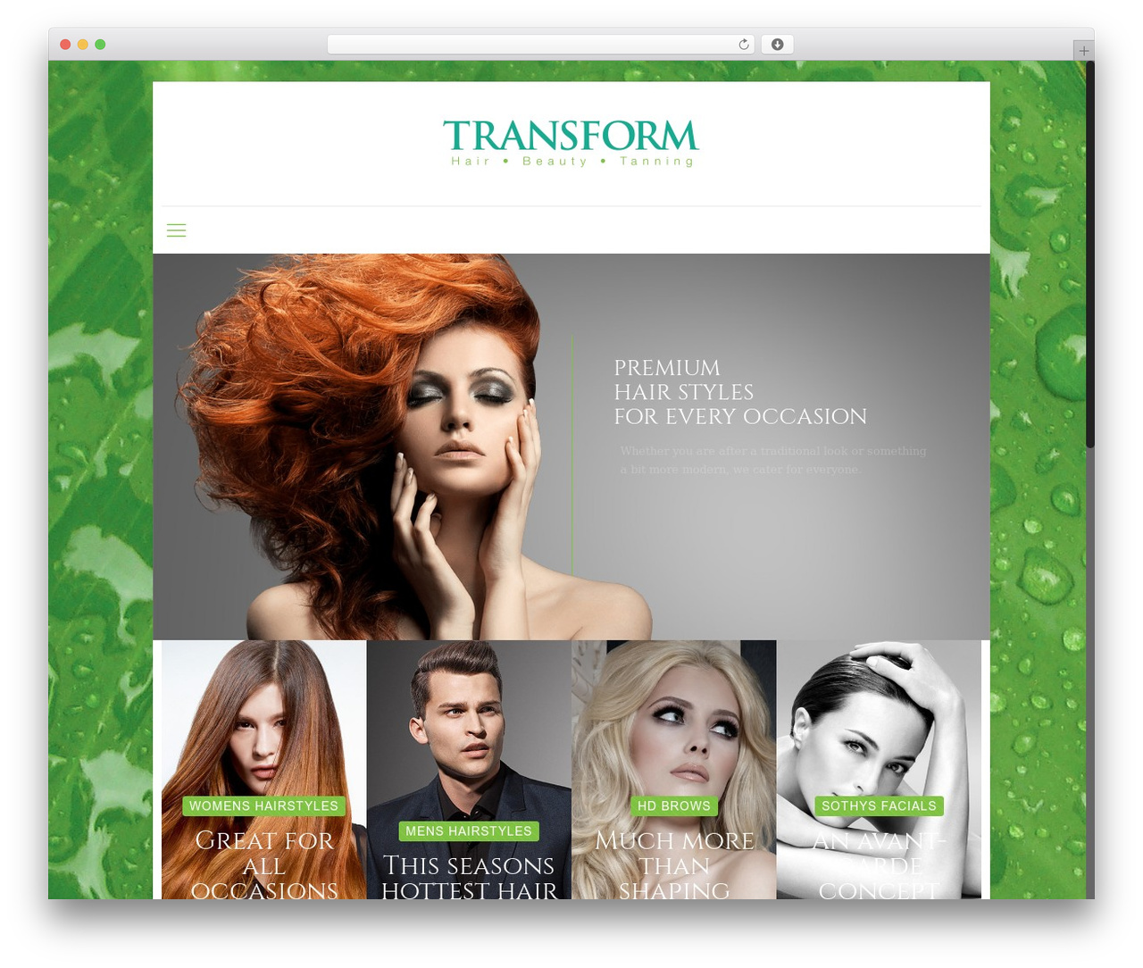 transform WordPress theme - transformhairbeauty.com transform WordPress theme - transformhairbeauty.com