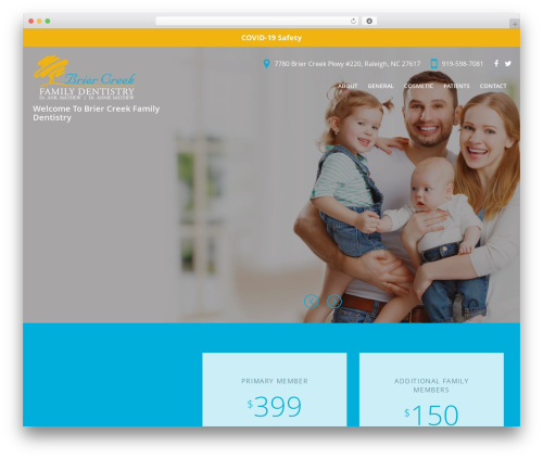 WordPress theme theme15 - briercreekfamilydentistry.com