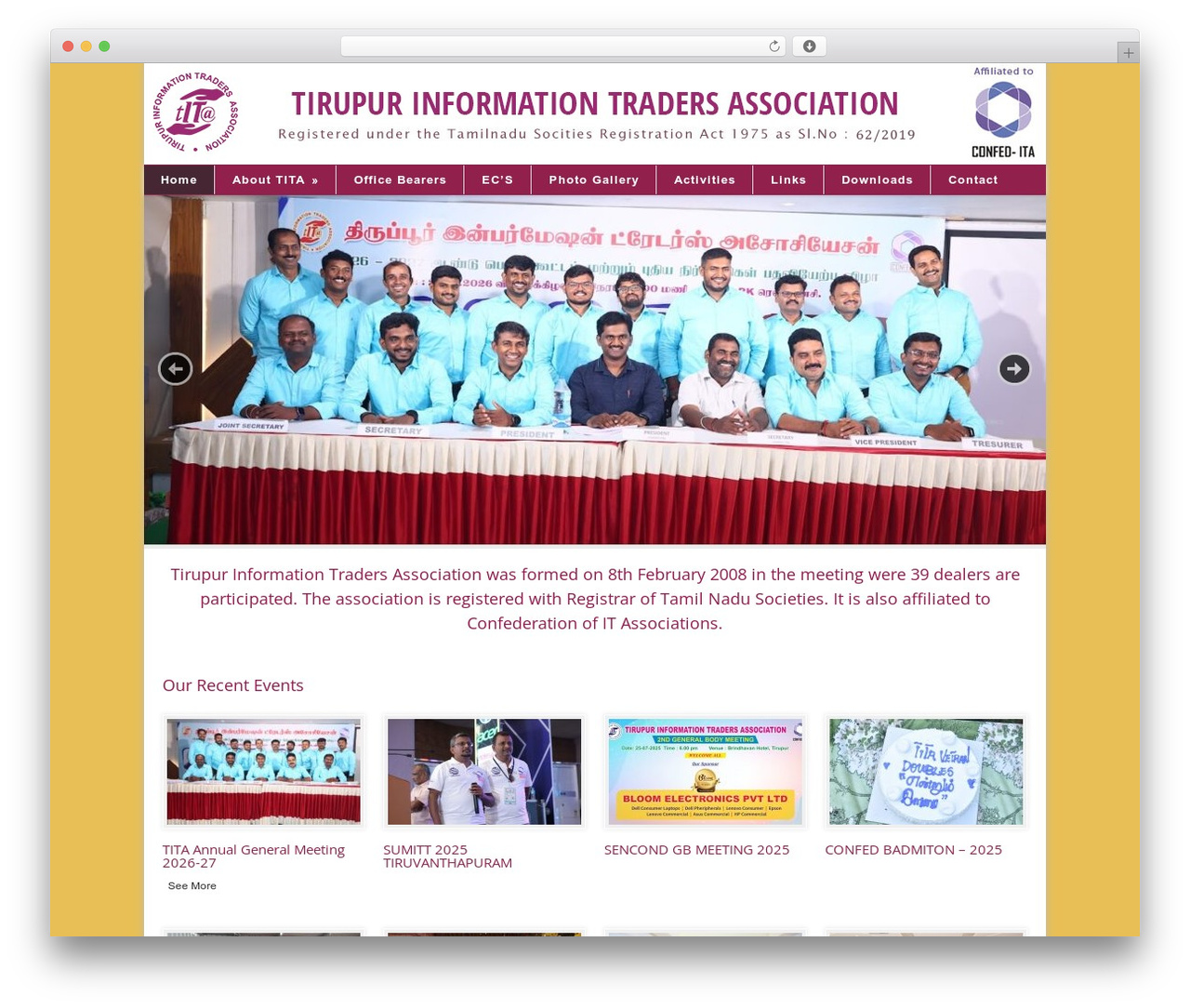 WP theme Modernize - titaassociation.com