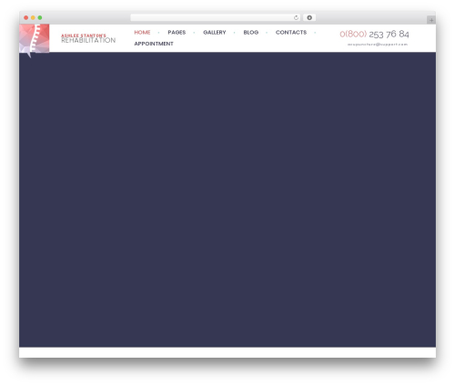 Ufw WordPress plugin - webdesign-finder.com/chiropractor-rehabilitation