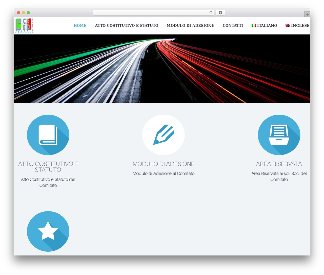 Codeus premium WordPress theme - designluceledmadeinitaly.it