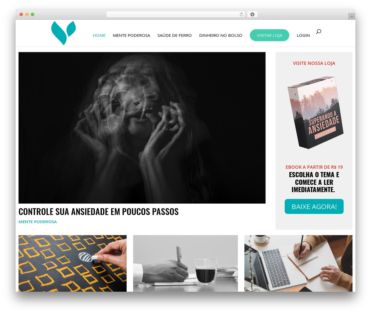 Divi WordPress theme - vidanovva.com.br