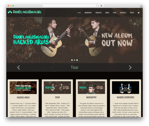 Duo Blanco Sinacori WordPress theme - duoblancosinacori.com