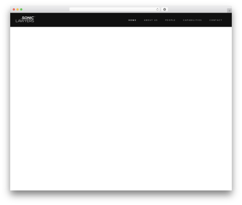 Maple WordPress theme - soniclawyers.com