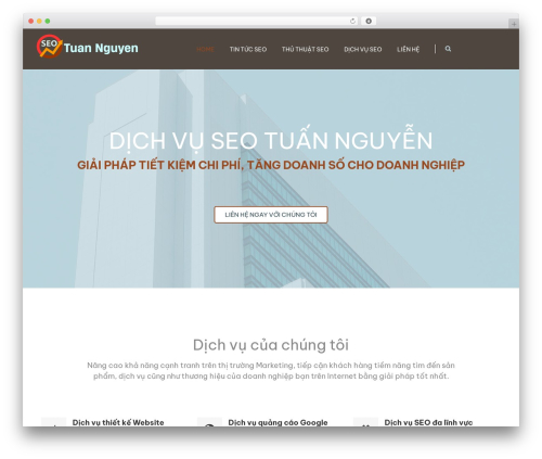 Multidot WordPress theme - dichvulamseo.net
