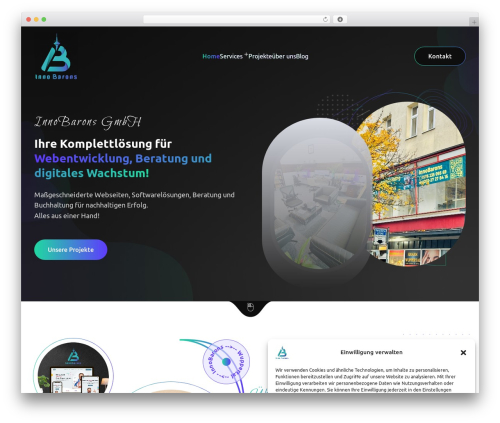 Webency theme WordPress - innobarons.de