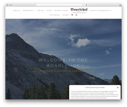 WordPress theme Divi - boarlehof.de