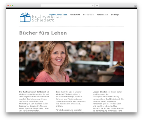 WordPress theme Divi - buchwerkstatt-muenchen.de