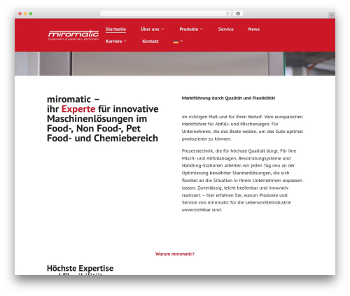 WordPress theme Divi - miromatic.com