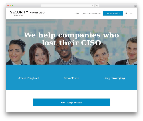 WordPress theme Platform - securityeverafter.com