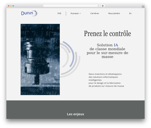 Divi theme WordPress - dunin.com