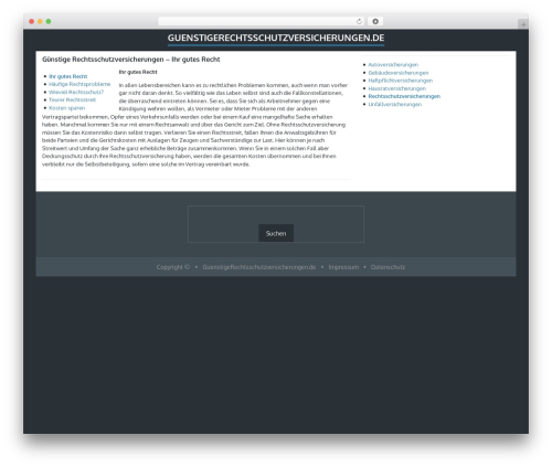 Finch theme WordPress - guenstigerechtsschutzversicherungen.de