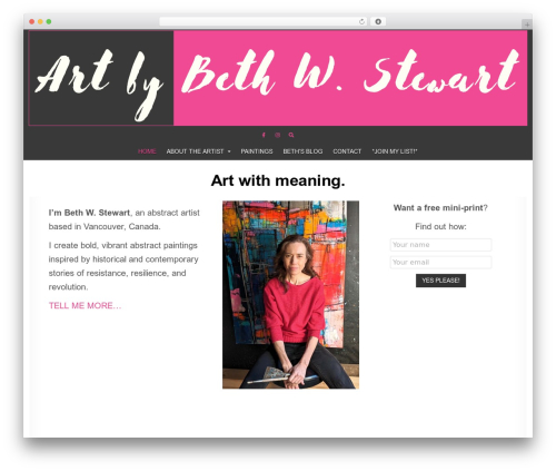 GridView PRO WordPress theme - artbybws.com