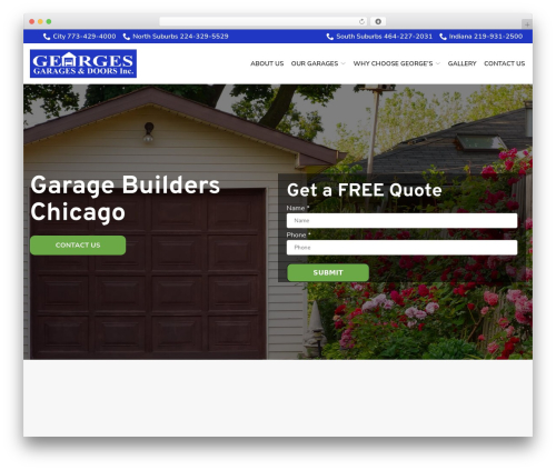 Reach Local top WordPress theme - georgesgarages.com