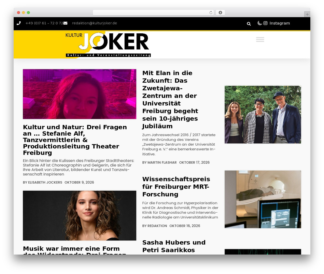 Theme WordPress Beatrix - kulturjoker.de