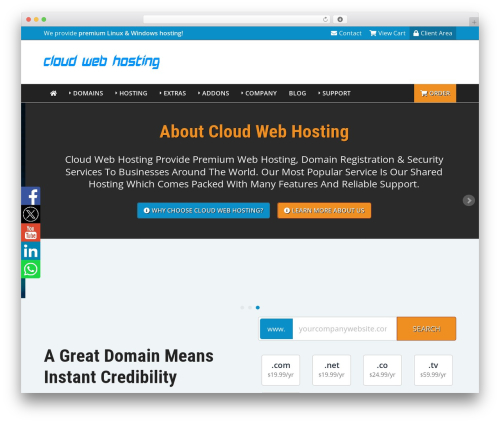 Theme WordPress Prosper - cloudwebhosting.pk