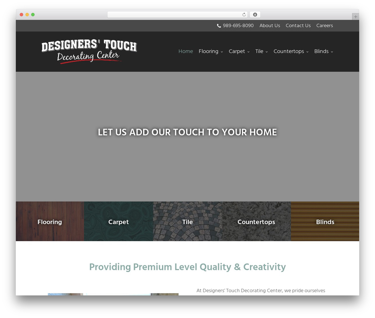 Theme WordPress Salient - dtdecorating.com