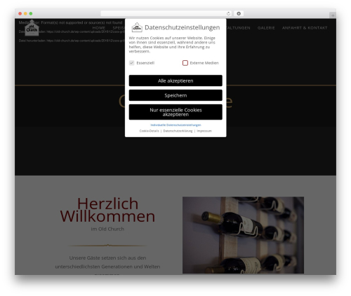 WordPress theme Divi - old-church.de