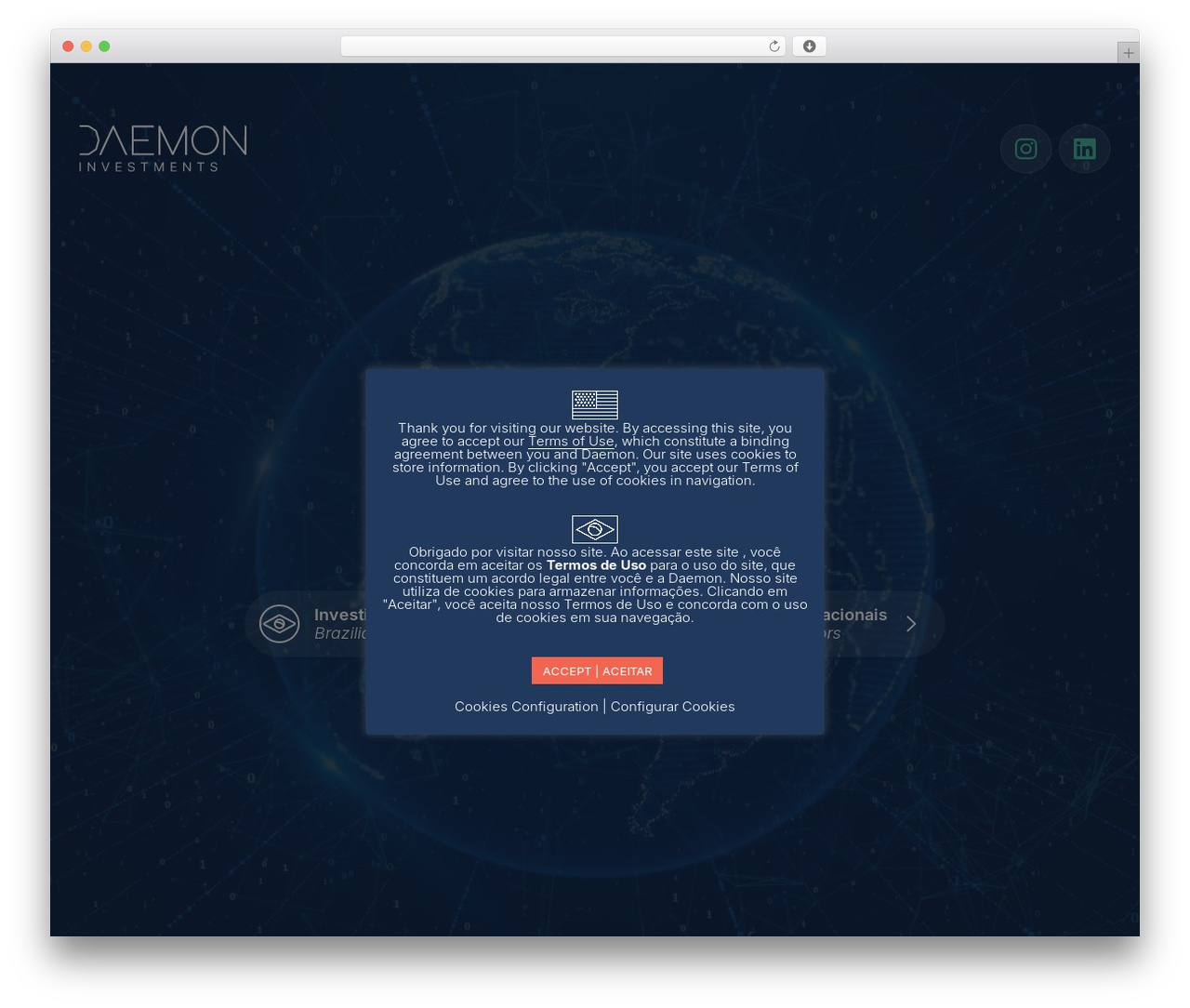 Daemon theme WordPress - daemoninvestments.com