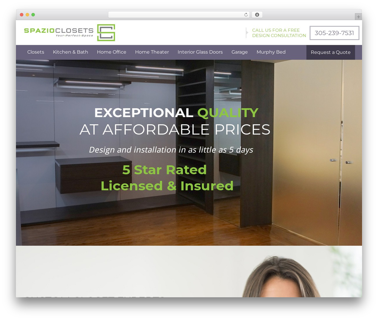 Lambda business WordPress theme - spaziocloset.com