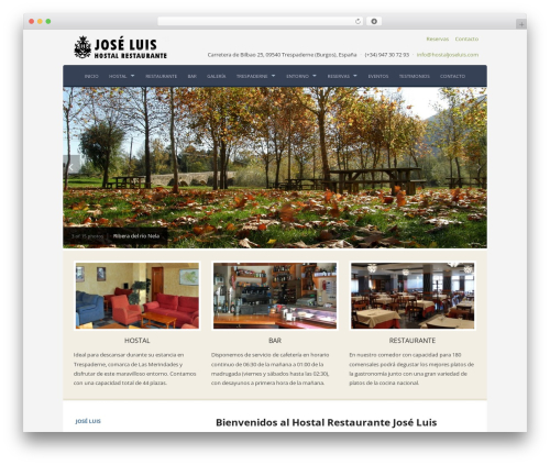 Leonardo best restaurant WordPress theme - hostaljoseluis.com