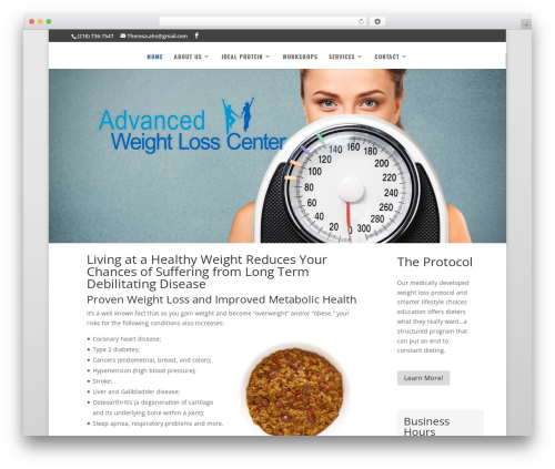 Aspen footer editor WordPress plugin - advancedweightlossip.com
