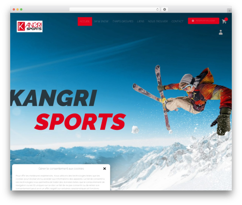 Theme WordPress SnowMountain - location-skis-saint-lary.com