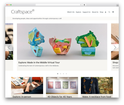 WordPress theme craftspace - craftspace.co.uk