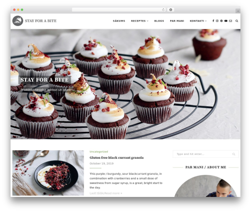WordPress website theme soledad - stayforabite.com