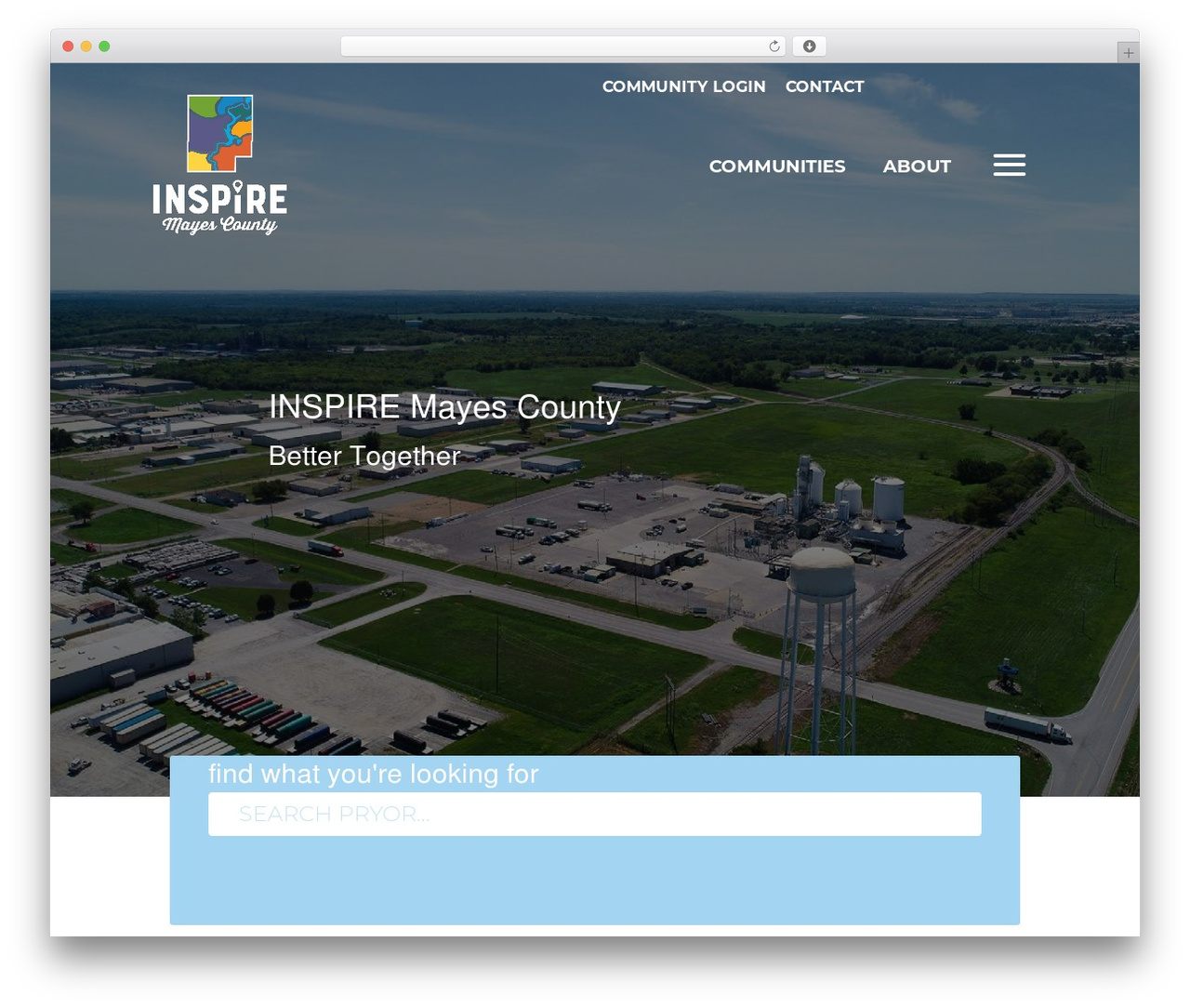 Inspire Mayes County Theme premium WordPress theme - inspiremayescounty.com