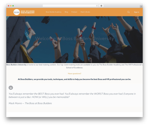BuddyBoss Theme WordPress theme - bossbuildersuniversity.com
