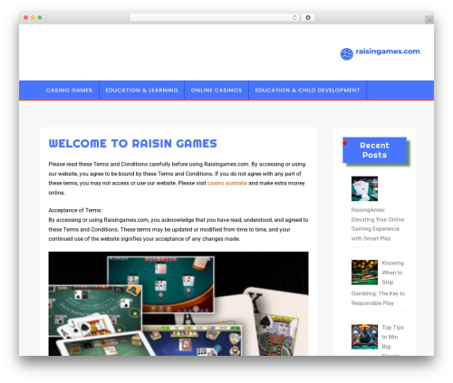 Inx Game free WordPress theme - raisingames.com Inx Game free WordPress theme - raisingames.com