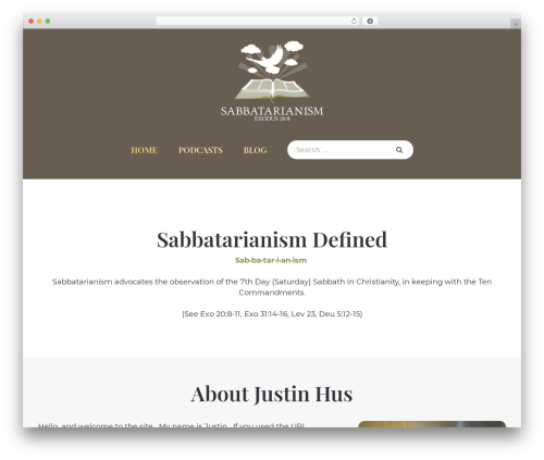 JmFramework top WordPress theme - sabbatarianism.com
