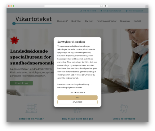 number-two WordPress theme - vikartoteket.dk