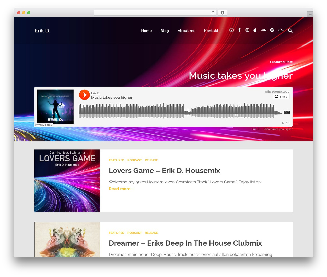 Podcaster theme WordPress - erik-d.com Podcaster theme WordPress - erik-d.com