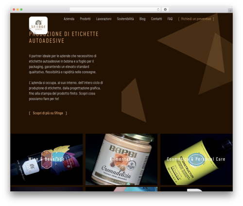 sfinge WordPress theme - sfinge.sm