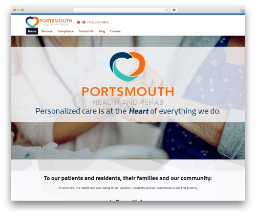 Template WordPress Polyclinic - portsmouthrehab.com