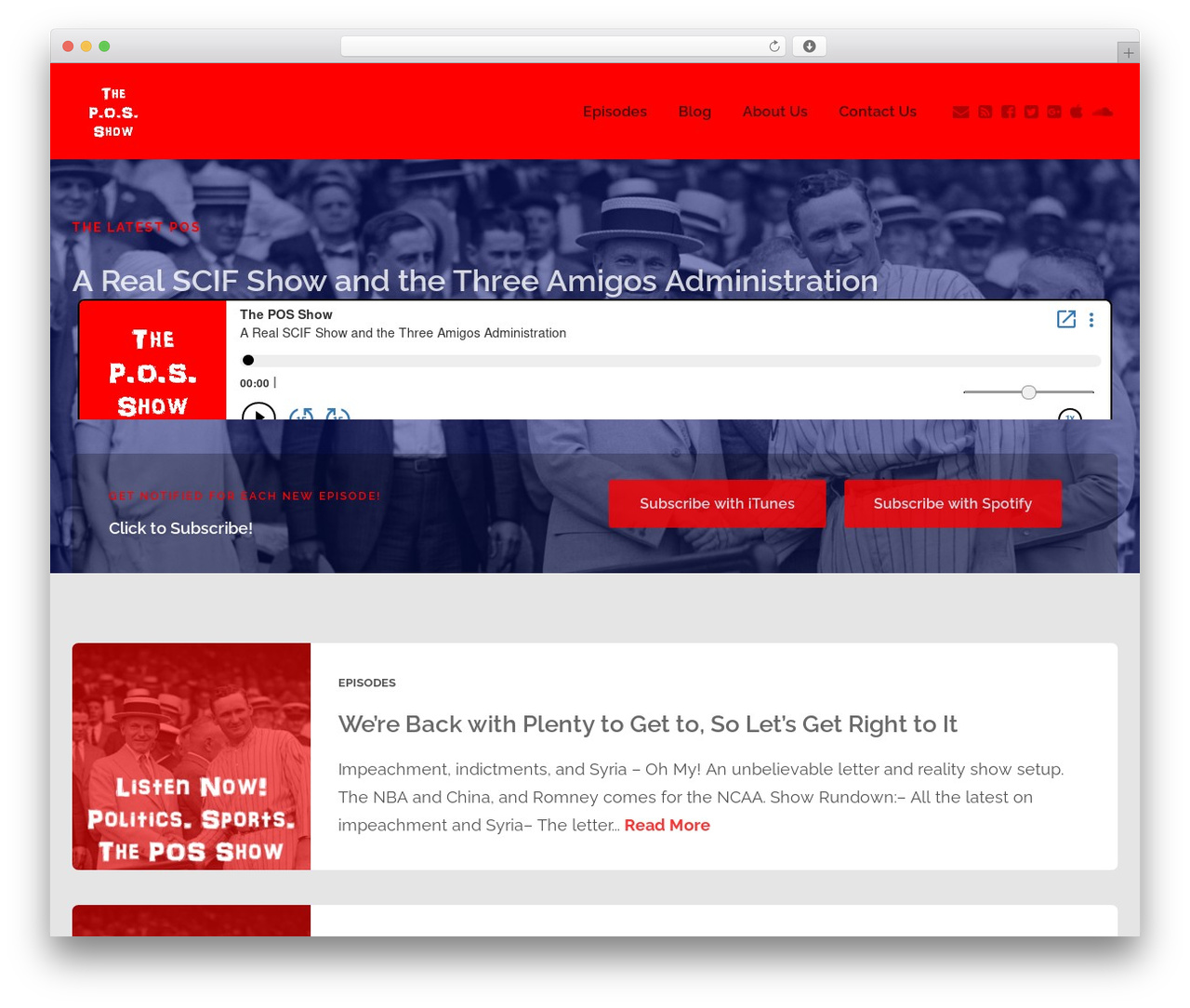 Theme WordPress Podcaster - theposshow.com Theme WordPress Podcaster - theposshow.com
