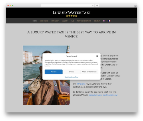 Cab grid pro WordPress plugin - luxurywatertaxi.com