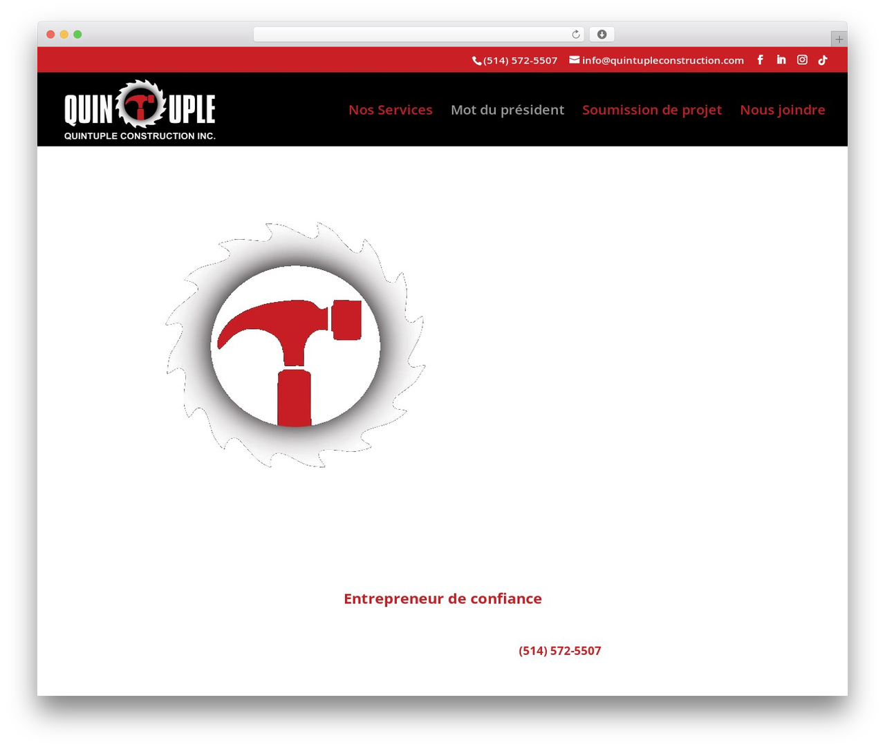 WordPress theme Divi - quintupleconstruction.com WordPress theme Divi - quintupleconstruction.com