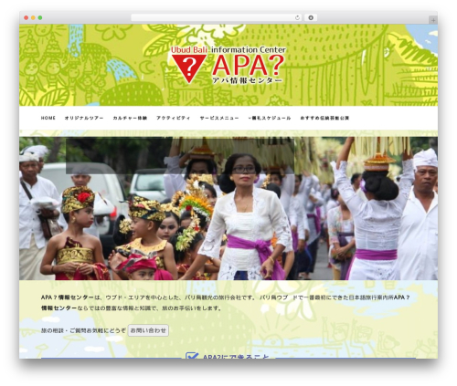 Activello WordPress theme - informationcenter-apa.com