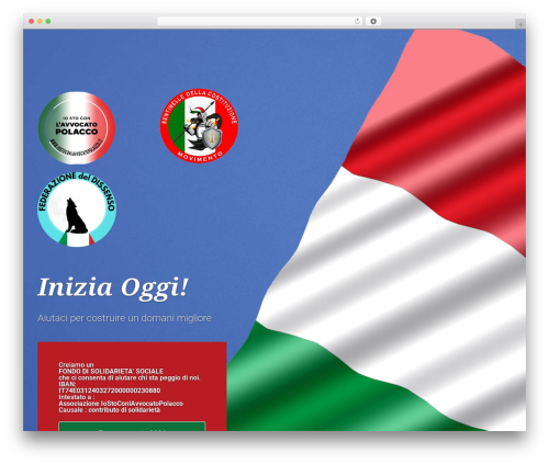FrontRunner WordPress theme - www.iostoconlavvocatopolacco.it