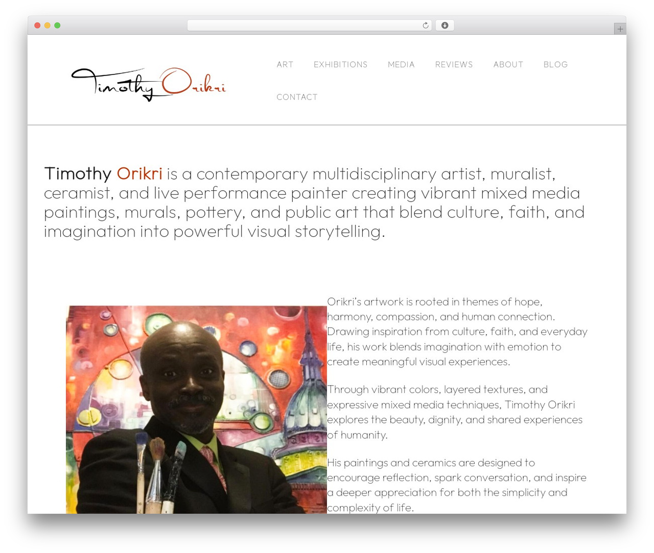 GeneratePress WordPress theme - www.timothyorikri.com