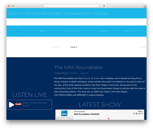 Hello Elementor WordPress theme - roundtablebroadcast.com