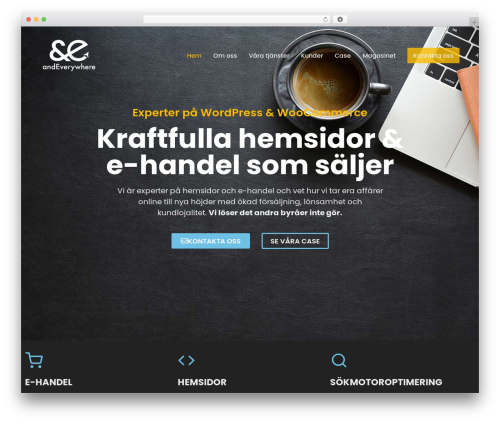 Trydo WordPress ecommerce theme - www.andeverywhere.se