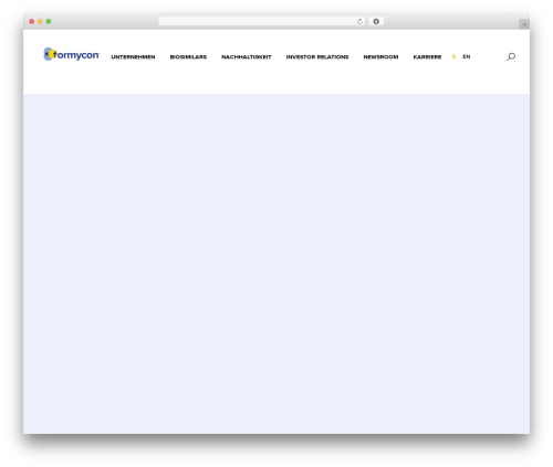 Uncode WordPress page theme - formycon.com