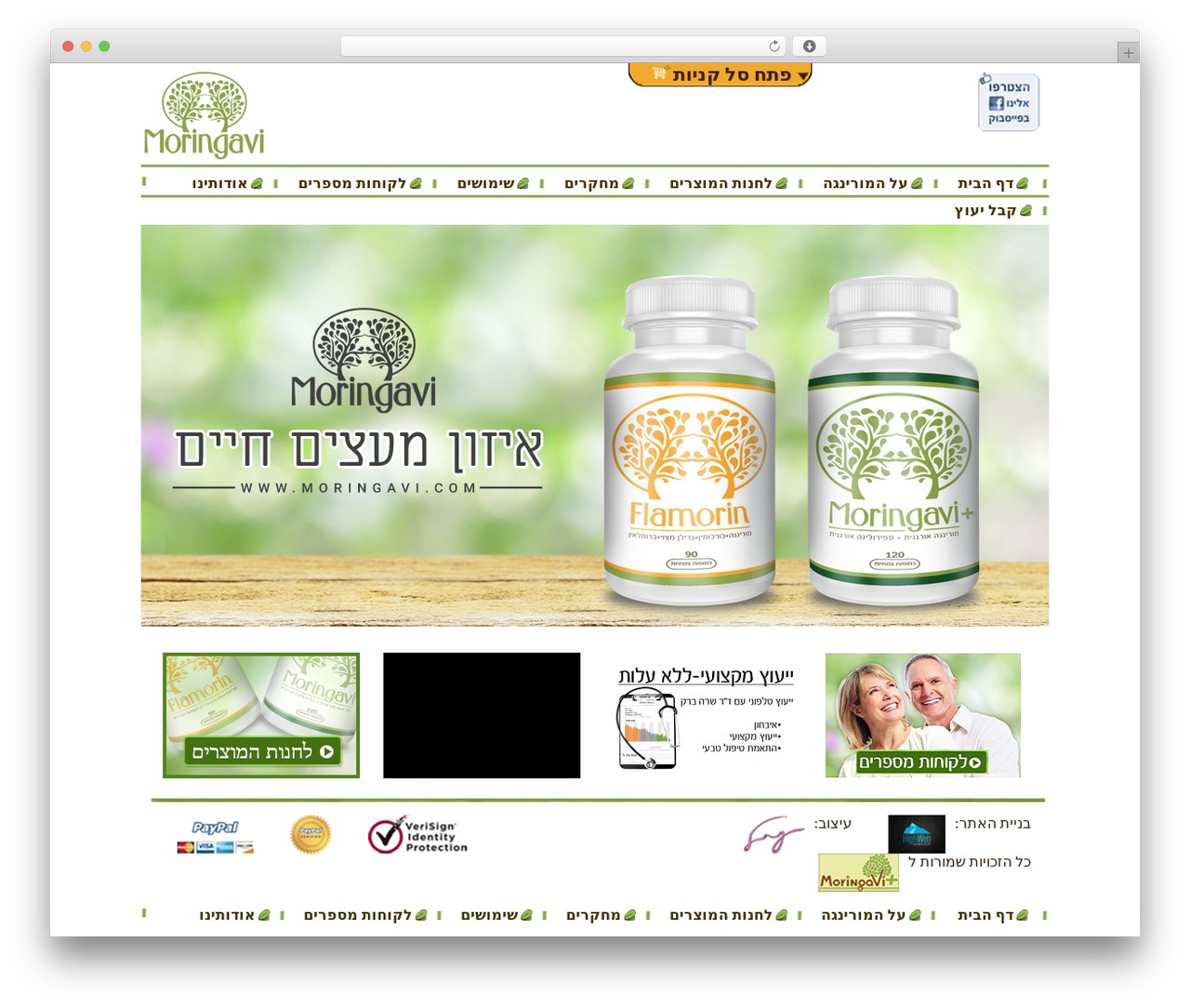 WordPress theme BLANK Theme - moringavi.com