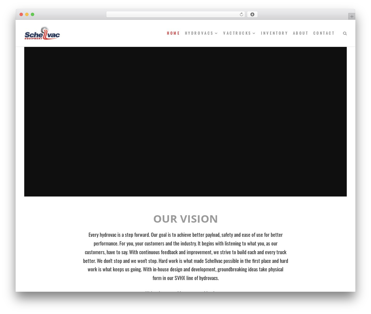 WordPress theme Create - schellvacequipment.com