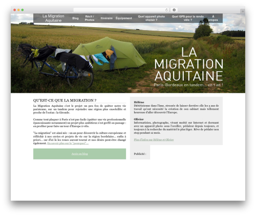 WP theme LaMigration - lamigration.com